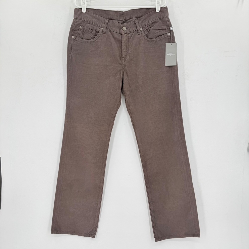 7 For All Mankind Men's Austyn Brown Corduroy Pants Size 34 NWT